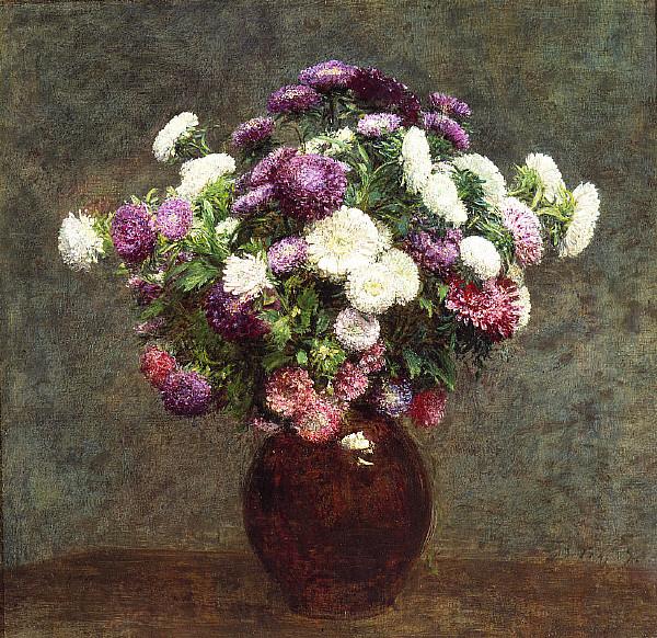 Henri Fantin-Latour Asters in a Vase Germany oil painting art